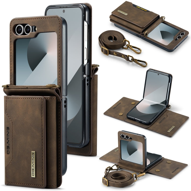 DG.MING M2 Series Card Bag Magnetic Leather Phone Case, For Samsung Galaxy Z Flip6, For Samsung Galaxy Z Flip5 5G, For Samsung Galaxy Z Flip4 5G, For Samsung Galaxy Z Flip3 5G