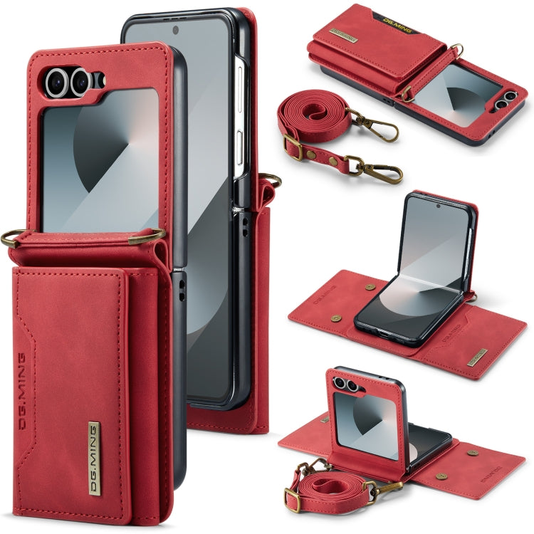 DG.MING M2 Series Card Bag Magnetic Leather Phone Case, For Samsung Galaxy Z Flip6, For Samsung Galaxy Z Flip5 5G, For Samsung Galaxy Z Flip4 5G, For Samsung Galaxy Z Flip3 5G