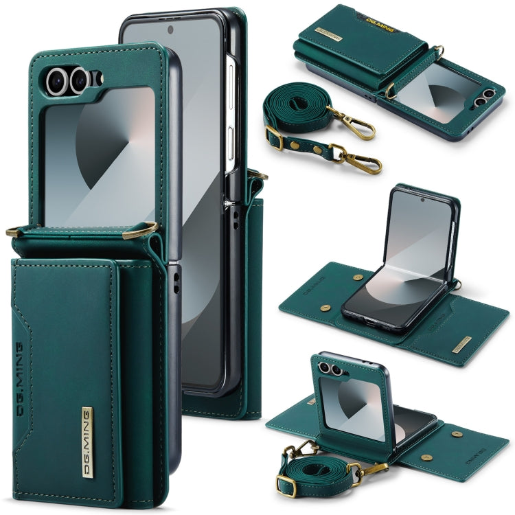 DG.MING M2 Series Card Bag Magnetic Leather Phone Case, For Samsung Galaxy Z Flip6, For Samsung Galaxy Z Flip5 5G, For Samsung Galaxy Z Flip4 5G, For Samsung Galaxy Z Flip3 5G
