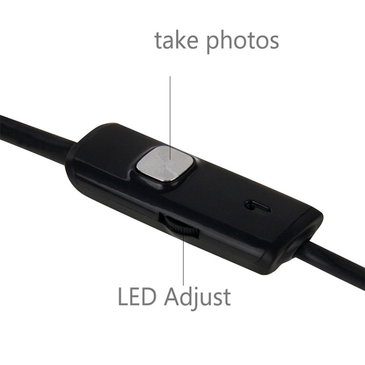 Cámara de inspección con tubo de serpiente y endoscopio micro USB AN97 a prueba de agua para piezas de teléfonos móviles Android con función OTG, con 6 LED, 5,5 mm, 8 mm