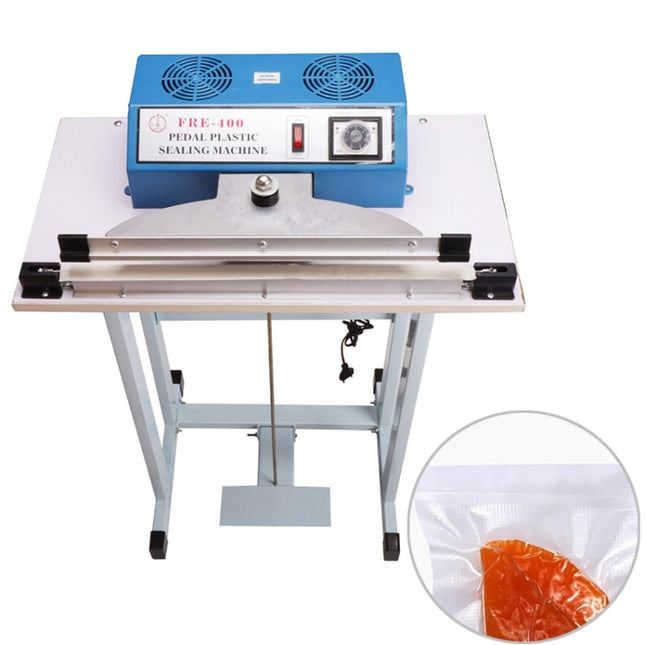 Pedal Type Sealing Machine Heat Shrinkable Film Cutting Machine Plastic Bag Sealer, EU Plug