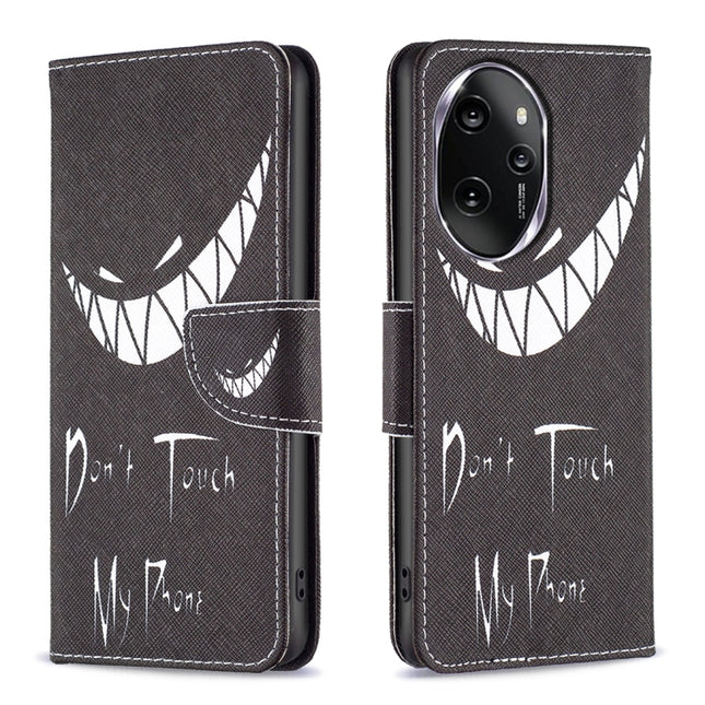 Colored Drawing Pattern Leather Phone Case, For Honor 100 Pro, For Honor X6a, For Honor 90 Lite/X50i