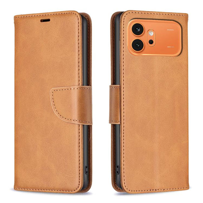 Lambskin Texture Pure Color Flip Leather Phone Case, For Honor 600 Global, For Honor 600 Lite Global, For Honor X6d 5G, For Honor X8d 4G