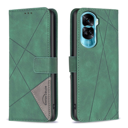 Magnetic Buckle Rhombus Texture Leather Phone Case, For Honor 100, For Honor X6a, For Honor 90 Lite/X50i, For Honor 90 Pro