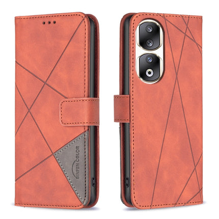 Magnetic Buckle Rhombus Texture Leather Phone Case, For Honor 100, For Honor X6a, For Honor 90 Lite/X50i, For Honor 90 Pro