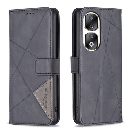 Magnetic Buckle Rhombus Texture Leather Phone Case, For Honor 100, For Honor X6a, For Honor 90 Lite/X50i, For Honor 90 Pro