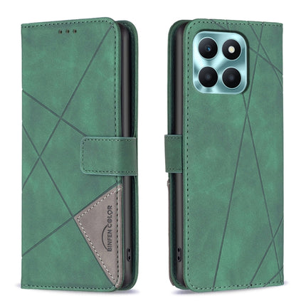 Magnetic Buckle Rhombus Texture Leather Phone Case, For Honor 100, For Honor X6a, For Honor 90 Lite/X50i, For Honor 90 Pro