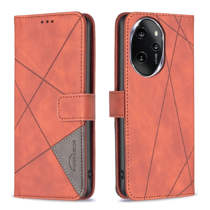 Magnetic Buckle Rhombus Texture Leather Phone Case, For Honor X8b, For Honor X9b/Magic6 Lite 5G, For Honor X7b, For Honor 100 Pro