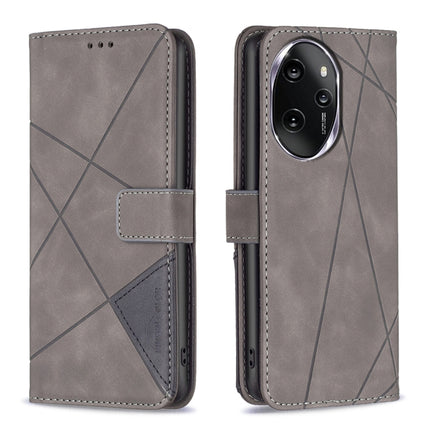 Magnetic Buckle Rhombus Texture Leather Phone Case, For Honor X8b, For Honor X9b/Magic6 Lite 5G, For Honor X7b, For Honor 100 Pro