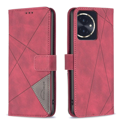 Magnetic Buckle Rhombus Texture Leather Phone Case, For Honor 100, For Honor X6a, For Honor 90 Lite/X50i, For Honor 90 Pro