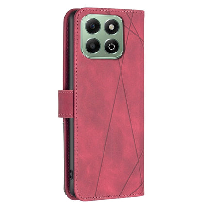 Magnetic Buckle Rhombus Texture Leather Phone Case, For Honor X6b, For Honor 200, For Honor 200 Pro, For Honor 200 Lite Global