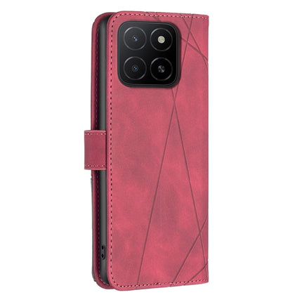 Magnetic Buckle Rhombus Texture Leather Phone Case, For Honor X5b, For Honor 200 Smart / X7C, For Honor X6b, For Honor 200