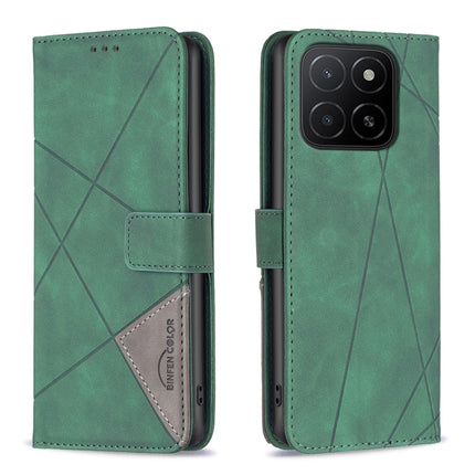 Magnetic Buckle Rhombus Texture Leather Phone Case, For Honor 300, For Honor X9c 5G Global, For Honor X5b, For Honor 200 Smart / X7C