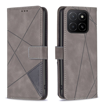 Magnetic Buckle Rhombus Texture Leather Phone Case, For Honor 300, For Honor X9c 5G Global, For Honor X5b, For Honor 200 Smart / X7C