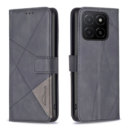 Magnetic Buckle Rhombus Texture Leather Phone Case, For Honor 300, For Honor X9c 5G Global, For Honor X5b, For Honor 200 Smart / X7C