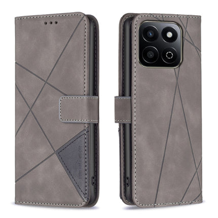 Magnetic Buckle Rhombus Texture Leather Phone Case, For Honor 300, For Honor X9c 5G Global, For Honor X5b, For Honor 200 Smart / X7C