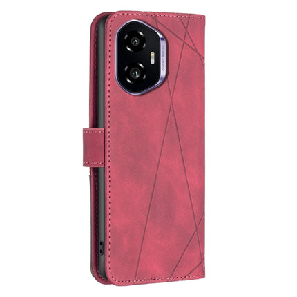 Magnetic Buckle Rhombus Texture Leather Phone Case, For Honor 300, For Honor X9c 5G Global, For Honor X5b, For Honor 200 Smart / X7C
