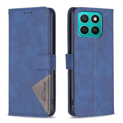 Magnetic Buckle Rhombus Texture Leather Phone Case, For Honor 400 Lite Global, For Honor 400 Global 156.5mm, For Honor X8c 4G, For Honor 300 Pro / 300 Ultra