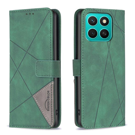 Magnetic Buckle Rhombus Texture Leather Phone Case, For Honor 400 Lite Global, For Honor 400 Global 156.5mm, For Honor X8c 4G, For Honor 300 Pro / 300 Ultra