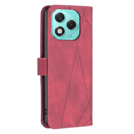 Magnetic Buckle Rhombus Texture Leather Phone Case, For Honor 400 Lite Global, For Honor 400 Global 156.5mm, For Honor X8c 4G, For Honor 300 Pro / 300 Ultra