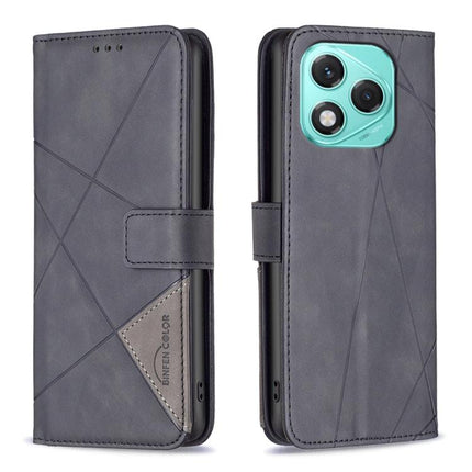 Magnetic Buckle Rhombus Texture Leather Phone Case, For Honor 400 Lite Global, For Honor 400 Global 156.5mm, For Honor X8c 4G, For Honor 300 Pro / 300 Ultra