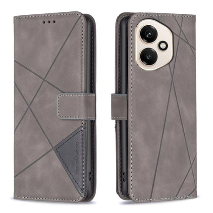 Magnetic Buckle Rhombus Texture Leather Phone Case, For Honor 400 Lite Global, For Honor 400 Global 156.5mm, For Honor X8c 4G, For Honor 300 Pro / 300 Ultra