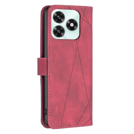 Magnetic Buckle Rhombus Texture Leather Phone Case, For Honor X5c 4G / X5c Plus, For Honor X9d 5G / X70 5G, For Honor X7d 5G, For Honor 400 Pro Global 160.8mm