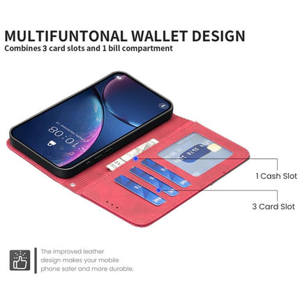 Magnetic Buckle Rhombus Texture Leather Phone Case, For Honor X5c 4G / X5c Plus, For Honor X9d 5G / X70 5G, For Honor X7d 5G, For Honor 400 Pro Global 160.8mm