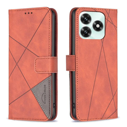 Magnetic Buckle Rhombus Texture Leather Phone Case, For Honor X5c 4G / X5c Plus, For Honor X9d 5G / X70 5G, For Honor X7d 5G, For Honor 400 Pro Global 160.8mm