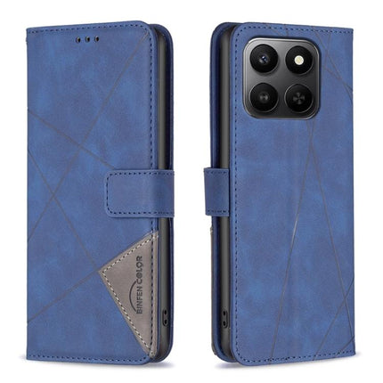 Magnetic Buckle Rhombus Texture Leather Phone Case, For Honor X5c 4G / X5c Plus, For Honor X9d 5G / X70 5G, For Honor X7d 5G, For Honor 400 Pro Global 160.8mm