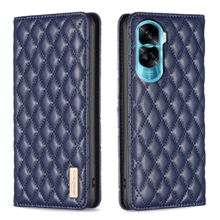 Diamond Lattice Magnetic Leather Flip Phone Case, For Honor X6a, For Honor 90 Lite/X50i, For Honor 90 Pro, For Honor 90 5G