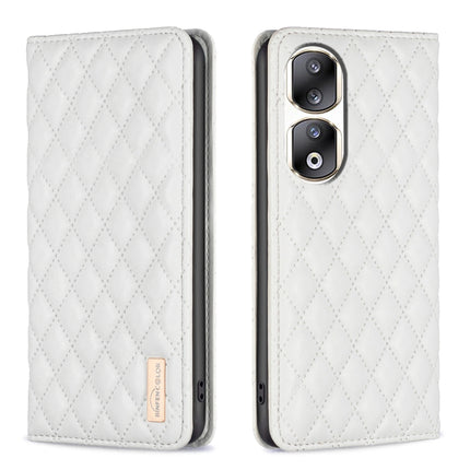 Diamond Lattice Magnetic Leather Flip Phone Case, For Honor X6a, For Honor 90 Lite/X50i, For Honor 90 Pro, For Honor 90 5G