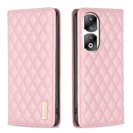 Diamond Lattice Magnetic Leather Flip Phone Case, For Honor X6a, For Honor 90 Lite/X50i, For Honor 90 Pro, For Honor 90 5G