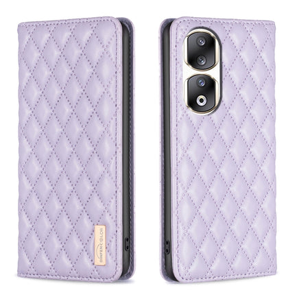 Diamond Lattice Magnetic Leather Flip Phone Case, For Honor X6a, For Honor 90 Lite/X50i, For Honor 90 Pro, For Honor 90 5G