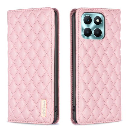 Diamond Lattice Magnetic Leather Flip Phone Case, For Honor X6a, For Honor 90 Lite/X50i, For Honor 90 Pro, For Honor 90 5G