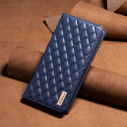 Diamond Lattice Magnetic Leather Flip Phone Case, For Honor X7a