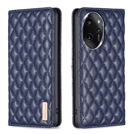 Diamond Lattice Magnetic Leather Flip Phone Case, For Honor X9b/Magic6 Lite 5G, For Honor X7b, For Honor 100 Pro, For Honor 100