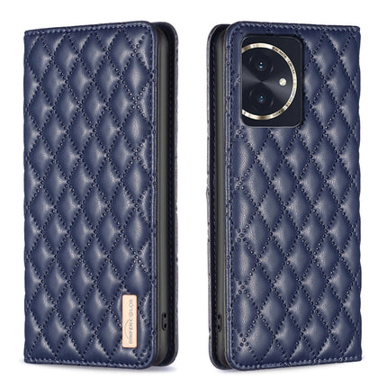 Diamond Lattice Magnetic Leather Flip Phone Case, For Honor X9b/Magic6 Lite 5G, For Honor X7b, For Honor 100 Pro, For Honor 100