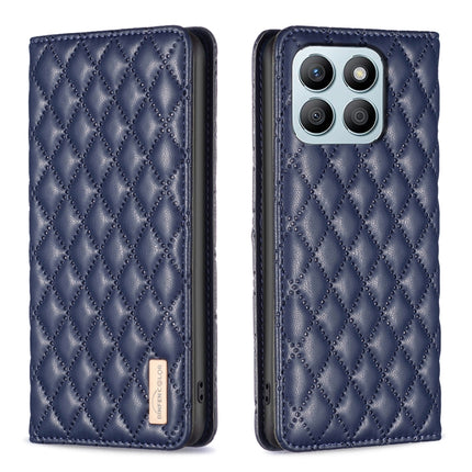 Diamond Lattice Magnetic Leather Flip Phone Case, For Honor 600 Global, For Honor X6b, For Honor 200 Lite Global, For Honor X8b