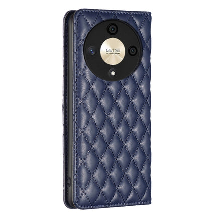 Diamond Lattice Magnetic Leather Flip Phone Case, For Honor X9b/Magic6 Lite 5G, For Honor X7b, For Honor 100 Pro, For Honor 100