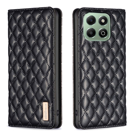 Diamond Lattice Magnetic Leather Flip Phone Case, For Honor 600 Global, For Honor X6b, For Honor 200 Lite Global, For Honor X8b