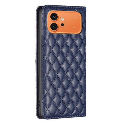Diamond Lattice Magnetic Leather Flip Phone Case, For Honor 600 Global, For Honor X6b, For Honor 200 Lite Global, For Honor X8b