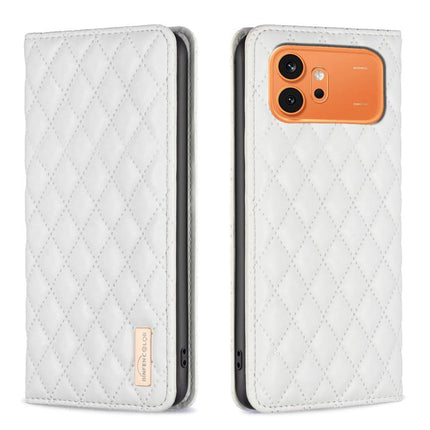 Diamond Lattice Magnetic Leather Flip Phone Case, For Honor 600 Global, For Honor X6b, For Honor 200 Lite Global, For Honor X8b