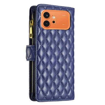 Diamond Lattice Zipper Wallet Leather Flip Phone Case, For Honor 600 Global, For Honor X8b, For Honor X9b / Magic6 Lite 5G, For Honor X7b