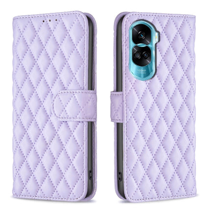 Diamond Lattice Wallet Flip Leather Phone Case, For Honor 100 Pro, For Honor 100, For Honor X6a, For Honor 90 Lite/X50i
