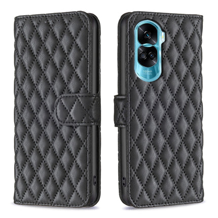 Diamond Lattice Wallet Flip Leather Phone Case, For Honor 100 Pro, For Honor 100, For Honor X6a, For Honor 90 Lite/X50i