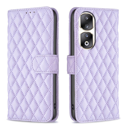 Diamond Lattice Wallet Flip Leather Phone Case, For Honor 90 Pro, For Honor 90 5G, For Honor X7a