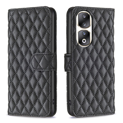 Diamond Lattice Wallet Flip Leather Phone Case, For Honor 90 Pro, For Honor 90 5G, For Honor X7a