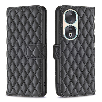 Diamond Lattice Wallet Flip Leather Phone Case, For Honor 90 Pro, For Honor 90 5G, For Honor X7a