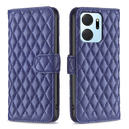 Diamond Lattice Wallet Flip Leather Phone Case, For Honor 90 Pro, For Honor 90 5G, For Honor X7a